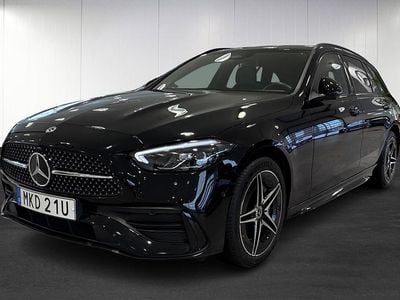 Svart Begagnad 2022 Mercedes C300e AMG Kombi | 429 900 kr (Lite dyr)