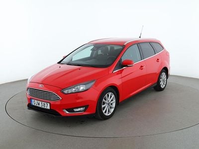 Röd Begagnad 2016 Ford Focus Titanium Kombi | 81 000 kr (Marknadspris)