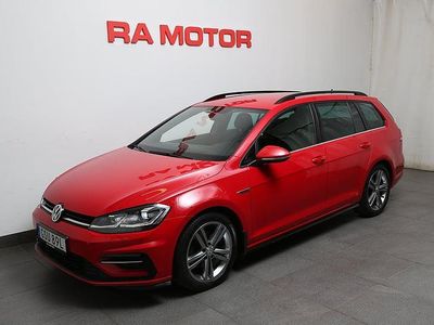 Röd Begagnad 2019 VW Golf VII R-line Kombi | 169 900 kr (Marknadspris)