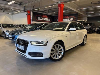 Begagnad Audi A4 S-Line 125 HK (91 kW) 2015 Vit Kombi