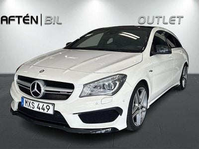 Vit Begagnad 2016 Mercedes CLA45 AMG Shooting Brake AMG Kombi | 329 800 kr