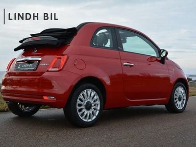 Röd Begagnad 2020 Fiat 500C Cab | 149 900 kr (Marknadspris)
