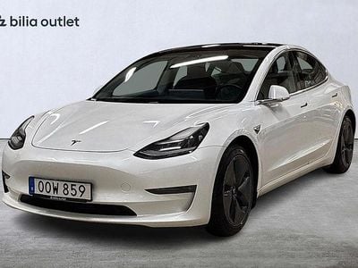 Begagnad Tesla Model 3 Long Range AWD 324 kW (441 HK) 2020 Vit Sedan