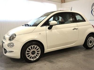 Vit Begagnad 2017 Fiat 500 Lounge Halvkombi | 105 000 kr (Marknadspris)