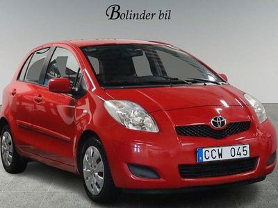 Röd Begagnad 2009 Toyota Yaris Halvkombi | 84 800 kr (Lite dyr)