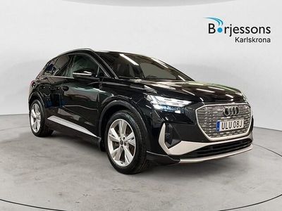 Svart Begagnad 2022 Audi Q4 e-tron S-Line SUV | 389 000 kr (Marknadspris)