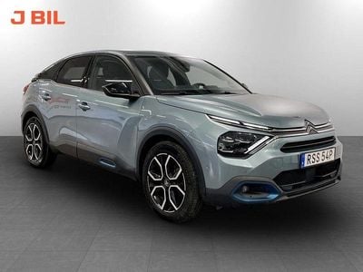 Begagnad Citroën e-C4 Shine 100 kW (136 HK) 2022 Blå Halvkombi