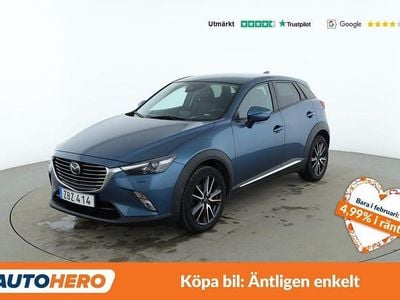 Blå Begagnad 2017 Mazda CX-3 Optimum SUV | 179 000 kr (Marknadspris)