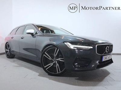 Grå Begagnad 2017 Volvo V90 R-Design Kombi | 259 900 kr (Dyr)