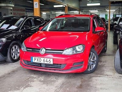 Röd Begagnad 2015 VW Golf VII Kombi | 69 999 kr