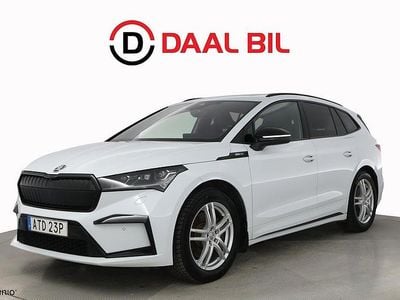 Begagnad Skoda Enyaq iV SportLine 150 kW (204 HK) 2022 Vit SUV