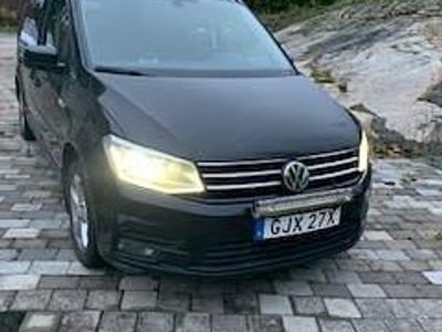 Begagnad VW Caddy Maxi Life Life 150 HK (110 kW) 2019 Svart Minibuss