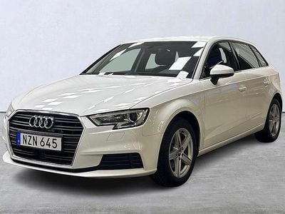 Begagnad Audi A3 Sportback Proline 150 HK (110 kW) 2018 Vit Halvkombi