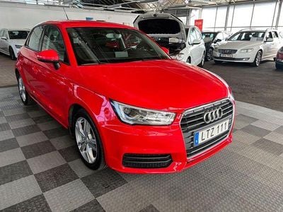 Begagnad Audi A1 Sportback Sport 96 HK (70 kW) 2015 Röd Halvkombi
