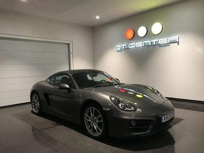 Begagnad Porsche Cayman 275 HK (202 kW) 2013 Agate grey metallic/svart läder Sportkupé