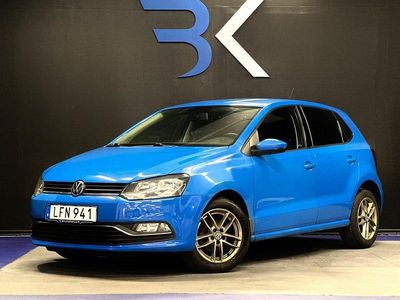 Blå Begagnad 2015 VW Polo Halvkombi | 99 900 kr (Lite dyr)
