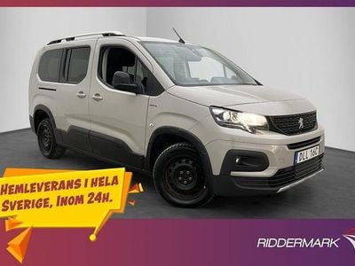 Begagnad Peugeot Rifter GT-line 131 HK (96 kW) 2020 Grå Minibuss