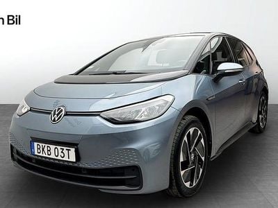 Begagnad VW ID.3 Pro Performance 150 kW (204 HK) 2021 Stonewashed blue metallic Halvkombi