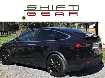 Svart solid | ultravit premium interiör Begagnad 2021 Tesla Model X SUV | 595 000 kr