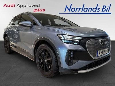 Gejserblå metallic Begagnad 2023 Audi Q4 e-tron Advanced SUV | 449 900 kr (Lite dyr)