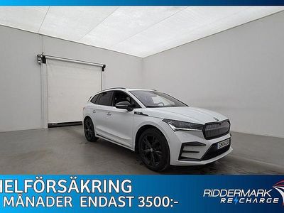 Begagnad Skoda Enyaq iV RS 250 kW (340 HK) 2024 Vit SUV