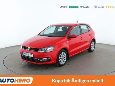 Röd Begagnad 2015 VW Polo Halvkombi | 79 000 kr (Marknadspris)