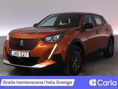 Begagnad Peugeot e-2008 Active 100 kW (136 HK) 2022 Orange SUV