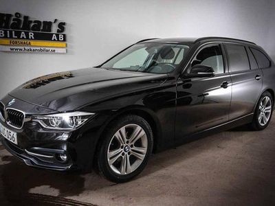 Svart Begagnad 2018 BMW 320 Sport Line Kombi | 269 000 kr