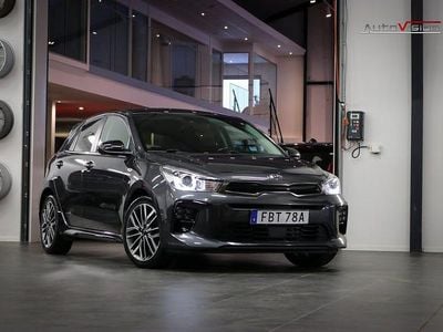Begagnad Kia Rio GT-Line 120 HK (88 kW) 2018 Grå Halvkombi