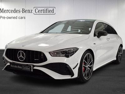 Begagnad Mercedes CLA35 AMG Shooting Brake AMG 2024 Vit Kombi