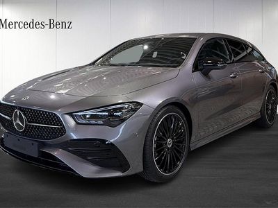 Grå Ny 2025 Mercedes CLA200 Shooting Brake AMG Line Premium Kombi | 480 100 kr (Marknadspris)