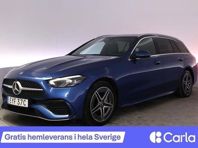 Blå Begagnad 2022 Mercedes C300 AMG Kombi | 374 990 kr
