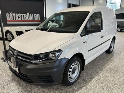 Begagnad VW Caddy 150 HK (110 kW) 2019 Candywhite med klarlack Minibuss