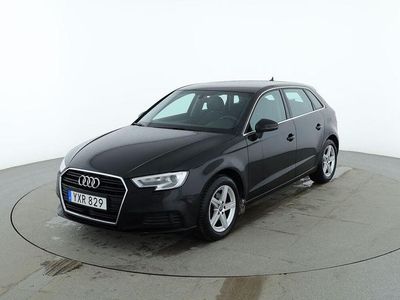 Begagnad Audi A3 150 HK (110 kW) 2017 Svart Sedan