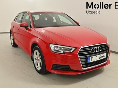 Begagnad Audi A3 Proline 150 HK (110 kW) 2018 Tangoröd metallic Sedan