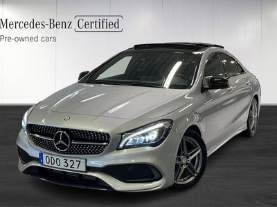 begagnad Mercedes CLA200 d 4MATIC COUPE | AMG | PANO | NIGHTPACKAGE