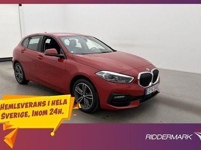Röd Begagnad 2020 BMW 118 Sport Line Halvkombi | 219 800 kr (Marknadspris)