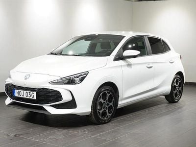 Begagnad MG MG3 Luxury 102 HK (75 kW) 2024 Vit Halvkombi