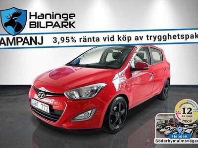 Begagnad Hyundai i20 Premium 85 HK (62 kW) 2012 Röd Halvkombi