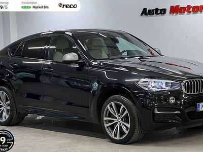 Svart Begagnad 2016 BMW X6 M50 M Sport SUV | 349 900 kr (Marknadspris)