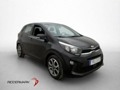 Begagnad Kia Picanto 67 HK (49 kW) 2018 Svart Halvkombi