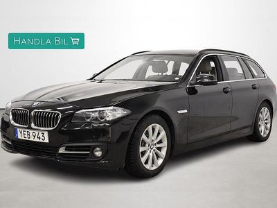 Svart Begagnad 2016 BMW 520 Kombi | 169 900 kr (Marknadspris)