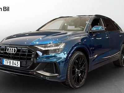 Begagnad Audi Q8 S-Line 286 HK (210 kW) 2018 Blå SUV