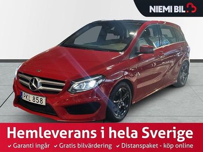 Begagnad Mercedes B180 AMG 122 HK (89 kW) 2017 Röd Minibuss
