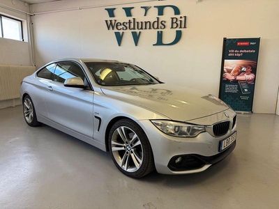 Begagnad BMW 420 Sport Line 191 HK (140 kW) 2015 Silver Sportkupé