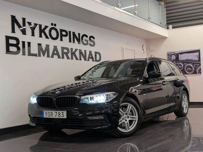 Svart Begagnad 2018 BMW 520 Sport Line Kombi | 214 900 kr (Lite dyr)