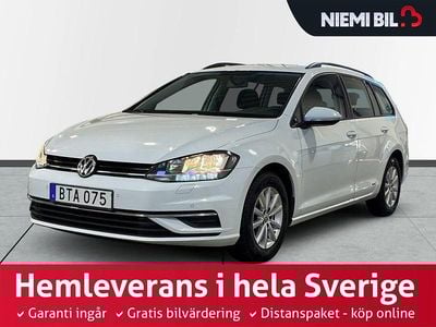 Begagnad VW Golf VII S 110 HK (80 kW) 2018 Vit Kombi