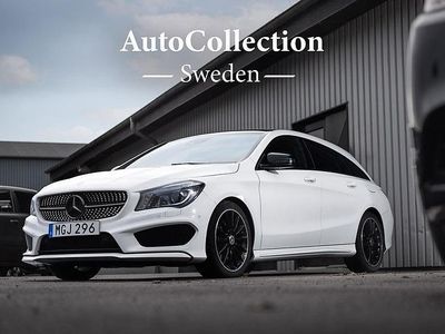 Vit Begagnad 2015 Mercedes CLA220 Shooting Brake AMG Kombi | 100 000 kr