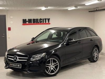 Svart Begagnad 2015 Mercedes C180 Avantgarde Kombi | 119 900 kr (Marknadspris)