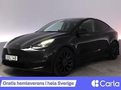 Svart Begagnad 2022 Tesla Model Y Performance SUV | 403 990 kr (Marknadspris)